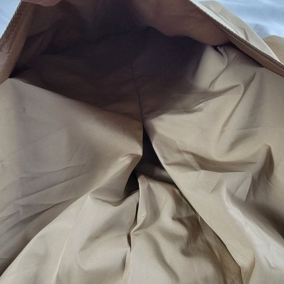 Lauren Ralph Lauren Womens Small Beige Outdoors Coat Jacket Belt Casual Comfort - Picture 3 of 10